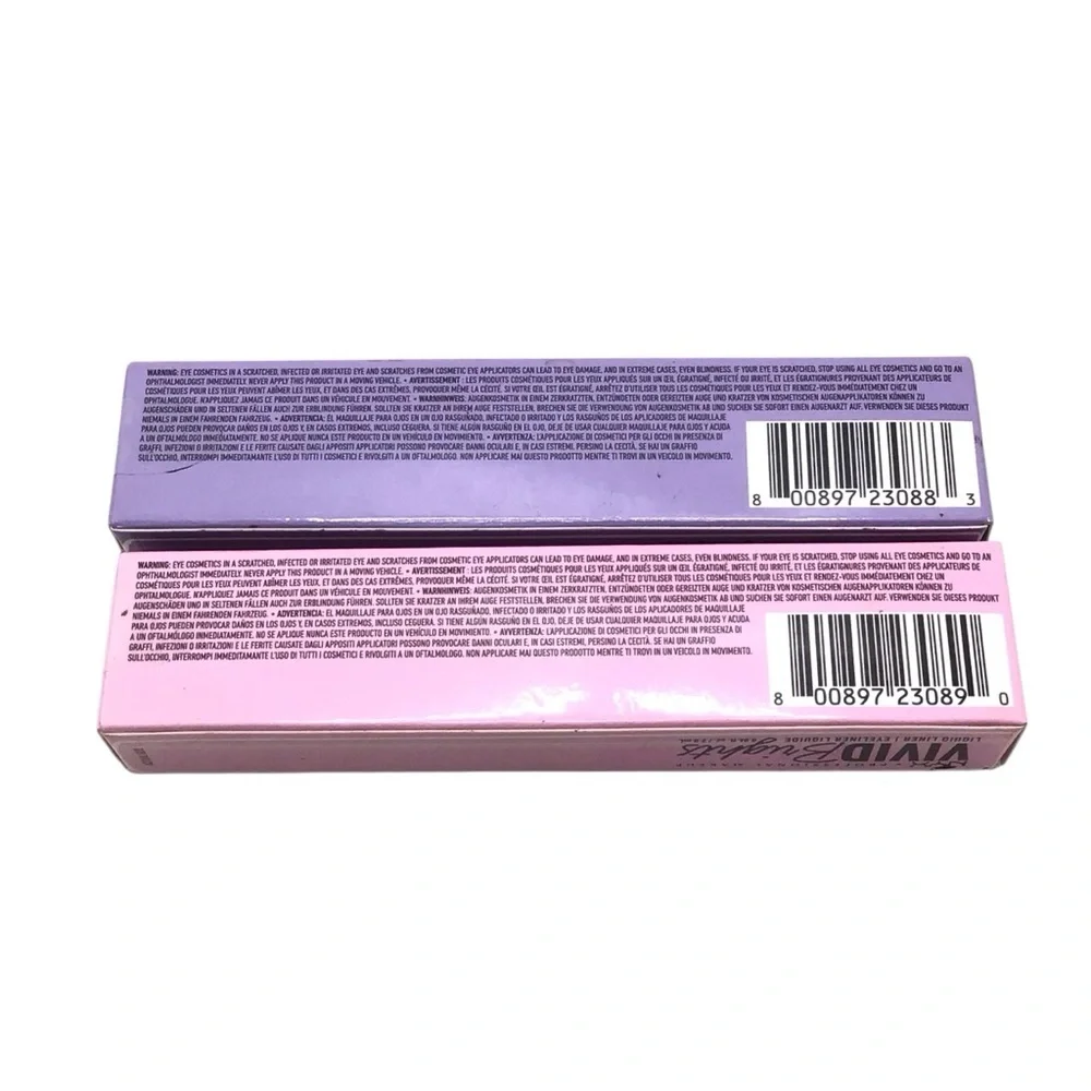 (2)-NYX PROFESSIONAL MAKEUP Vivid Brights Liquid Eyeliner Liner - LILAC & PINK